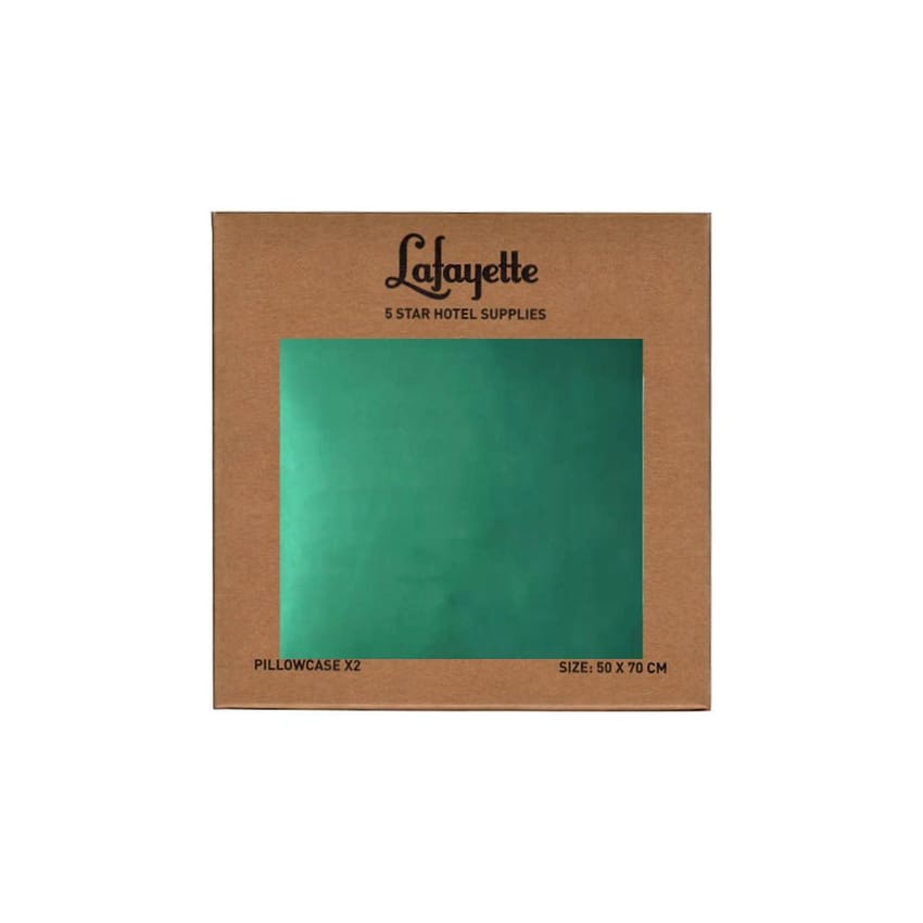 Satin Pillowcase for Hair and Skin Queen Green 2 Pack