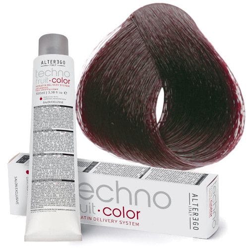 ألتر إيجو إيطاليا تيكنو فروت كولور هير 100 مل 4/6 أحمر كستنا | hair-color | techno-fruit | hair-colour