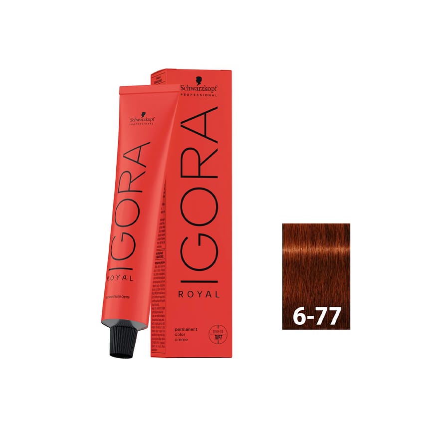 Igora Royal Hair color With Oxi 60ml 6/77 dark blonde copper | hair-color | igora-color