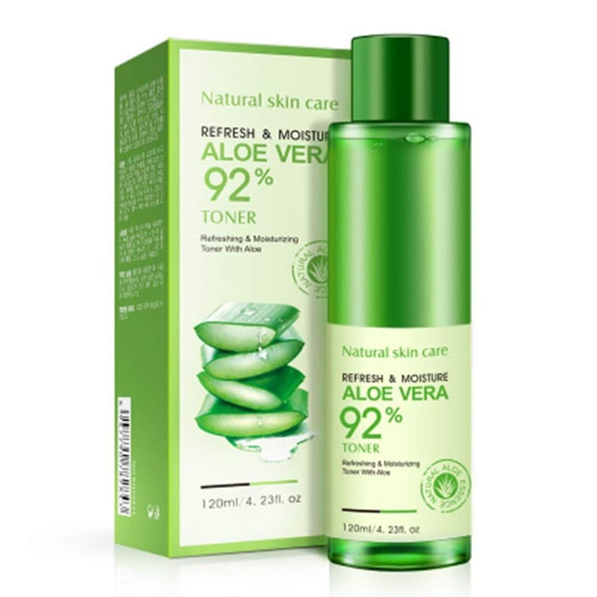 BIOAQUA Aloe Vera Refresh Moisturizing Toner Natural Plant Skin Care 120ml