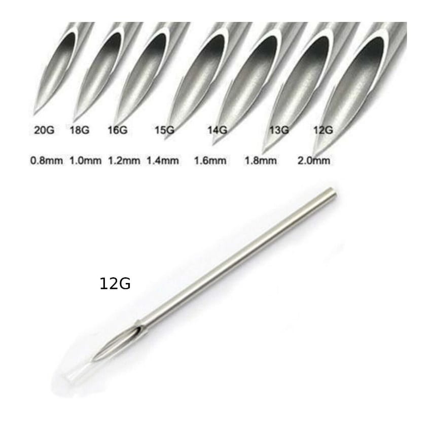 Piercing 12G Needles Body, Ear, Nose, Lip, Nipple, Nipple, T | piercing