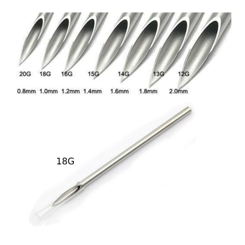 Piercing 18G Needles Body, Ear, Nose, Lip, Nipple, Nipple, T | piercing