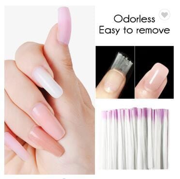 Fiber Glass Fake Nails 12 Pieces product thumbnail 2