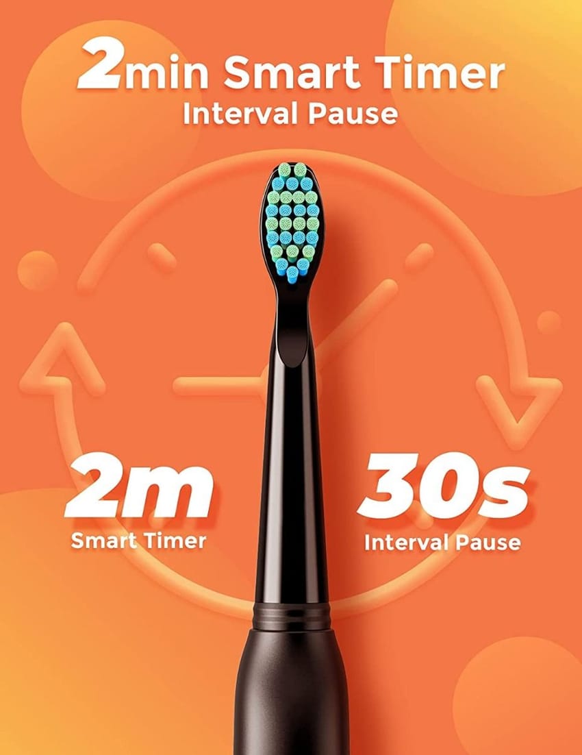Electric Toothbrush, Greamo Sonic Electric Toothbrushes with 8 Brush product thumbnail 2
