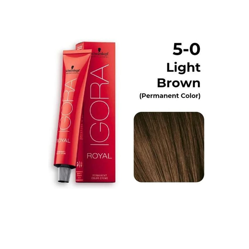 Igora Royal Hair Color With Oxi 60ml 5/0  light brown