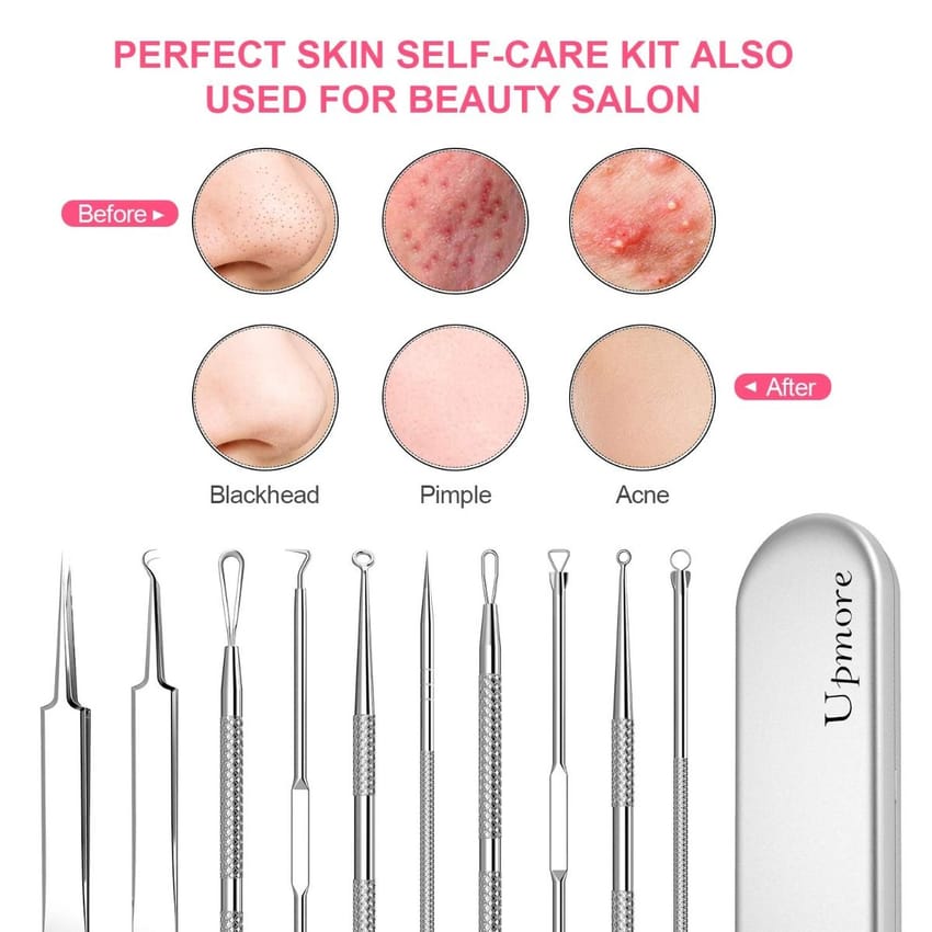 Blackhead Remover Pimple Popper Tool 10 pieces product thumbnail 4