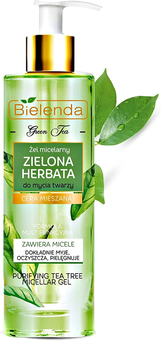 Bielenda Green Tea Micellar Gel For Face Cleansing 200g | face-wash | makeup-remover | micellar-water | bielenda