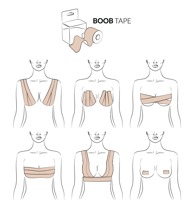 لاصق الصدر النسائي بوب تيب | tools | womens-personal