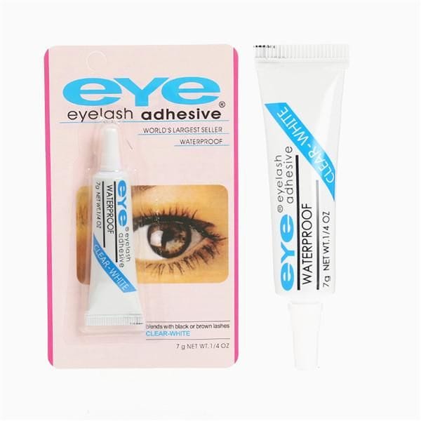 Eyelash Glue Adhesive Strong -Clear White Waterproof 7G