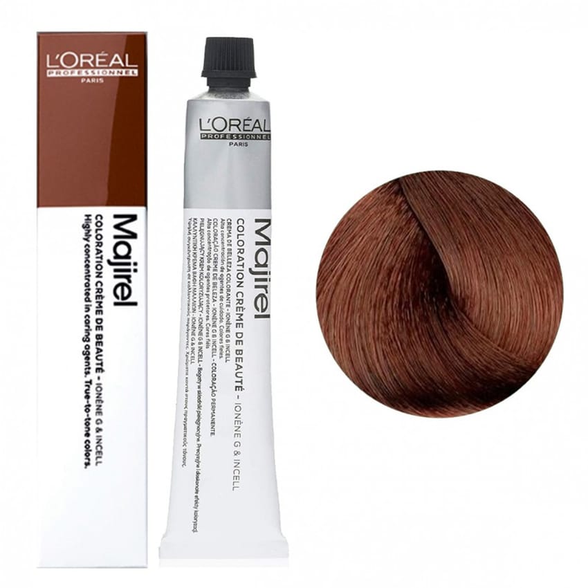 لوريال ماجريل أشقر نحاسي ذهبي غامق 6/34 50 مل مع الأكسجين | hair-color | majirel | loreal
