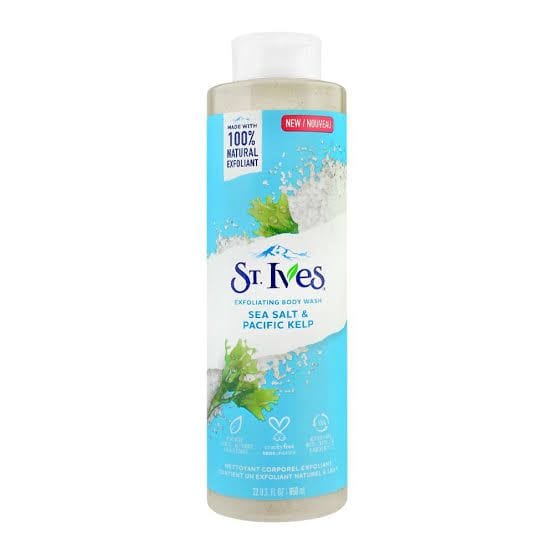 ST. IVES EXFOLIATING BODY WASH SEA SALT & PACIFIC KELP 650 ML