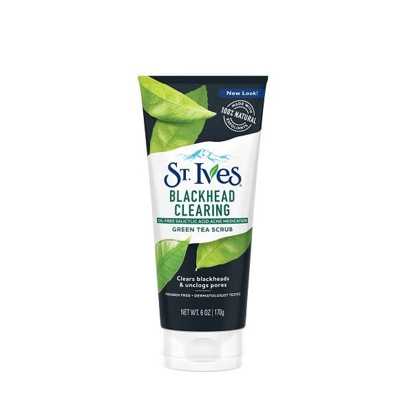 .مقشر سانت آيفز للشاي الأخضر لإزالة الرؤوس السوداء 150 مل | scrub | body-care | shower-gel | face-mask | body-scrub | st-ives