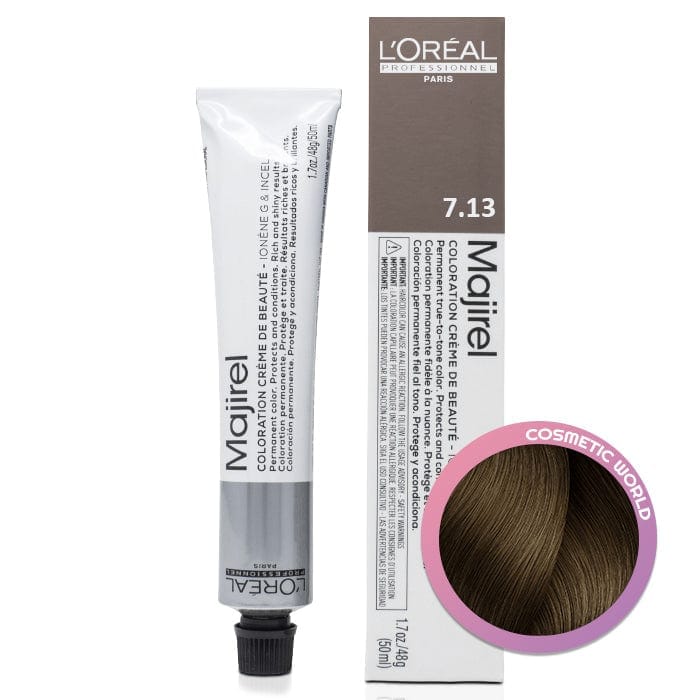 Loreal Majirel 7/13 Color Hair Ash Beige Blonde 50ml With O | hair-color | majirel | loreal