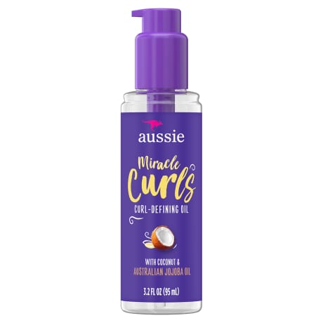 Aussie Miracle Curls Curl-Defining Oil with Coconut & Jojoba Oil 95ml