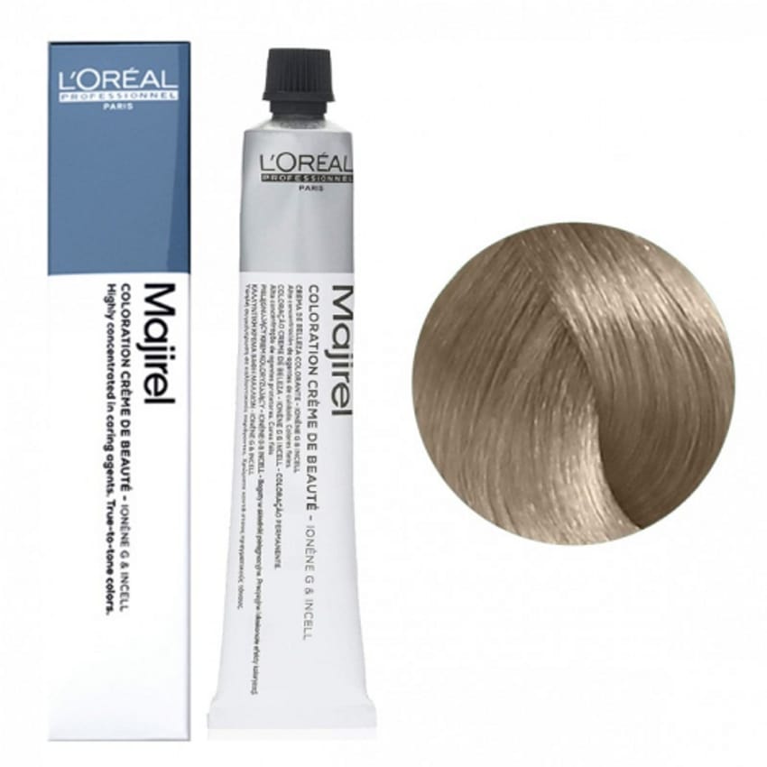 صبغة الشعر من لوريال ماجريل 9/1 بلون أشقر رمادي فاتح جدًا 50 | hair-color | majirel | loreal