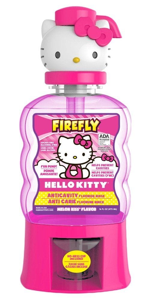 Firefly Hello Kitty Fun Pump Anti-Cavity Mouth Rinse