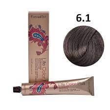 صبغة شعر لايف كولور من فارمافيتا 6/1 اشقر رمادي غامق 100 مل | hair-color | farmavita