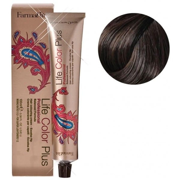 صبغة شعر لايف كولور 5/12 من فارمافيتا ، بني رمادي فاتح ، 100 | hair-color | farmavita