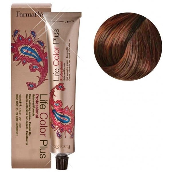 صبغة شعر لايف كولور من فارمافيتا 6/43 - أشقر غامق ذهبي نحاسي | hair-color | farmavita