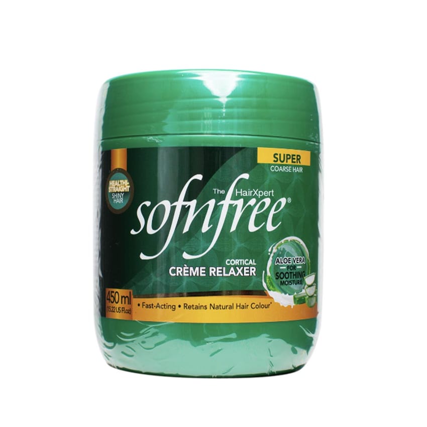 Sofn Free Cortical Creme Hair Relaxer Super Smooth 450ML