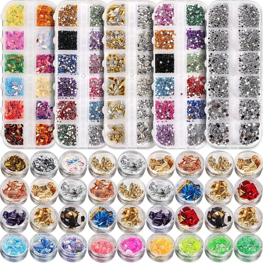 Nails Rhinestones ONE BOX 1 Pack Only