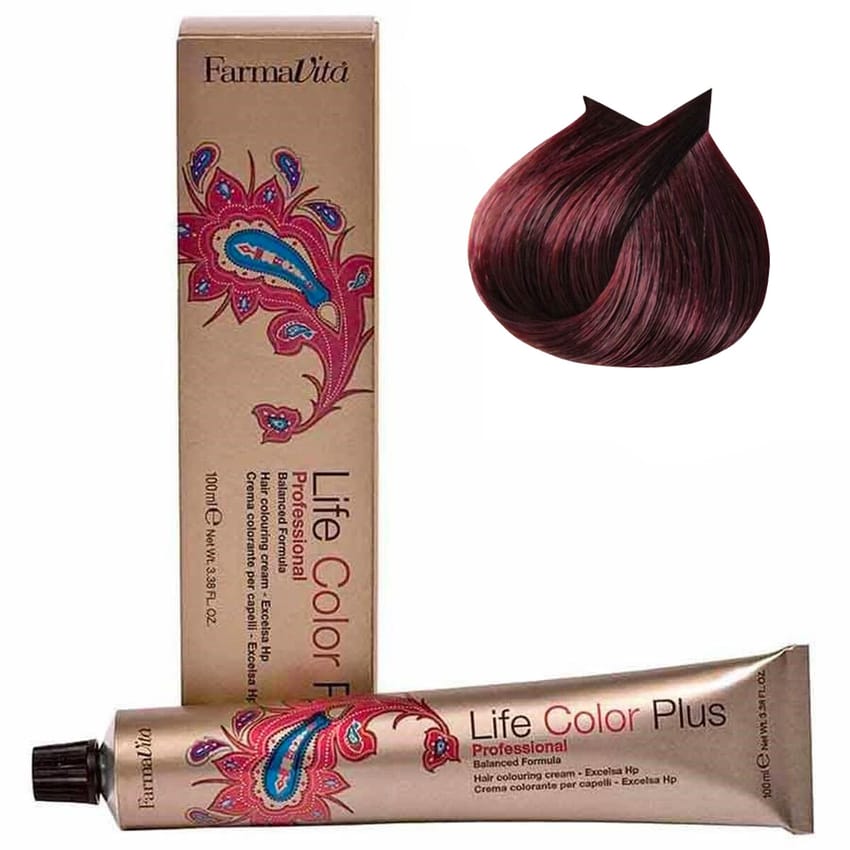 صبغة شعر لايف كولور من فارمافيتا 6/62 أحمر بنفسجي غامق 100 م | hair-color | farmavita