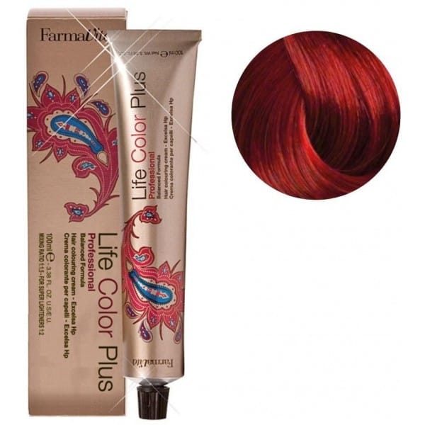 صبغة شعر لايف كولور من فارمافيتا 7/66 أشقر أحمر مكثف 100 مل | hair-color | farmavita
