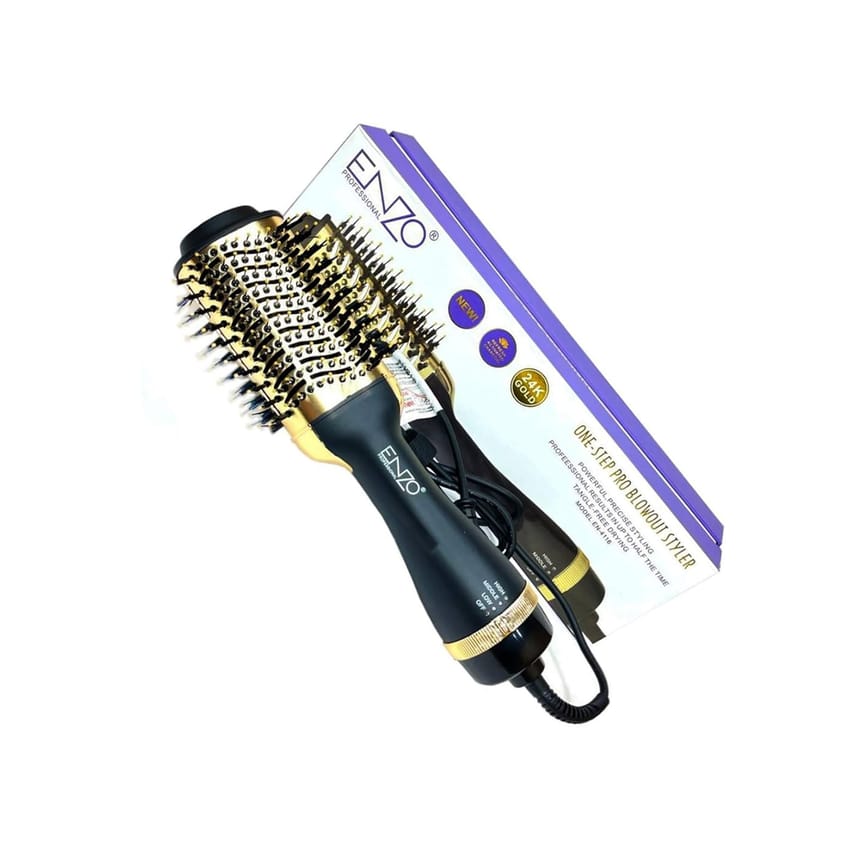 Enzo One Step Blowout Styler Hairdryer Brush 1300w
