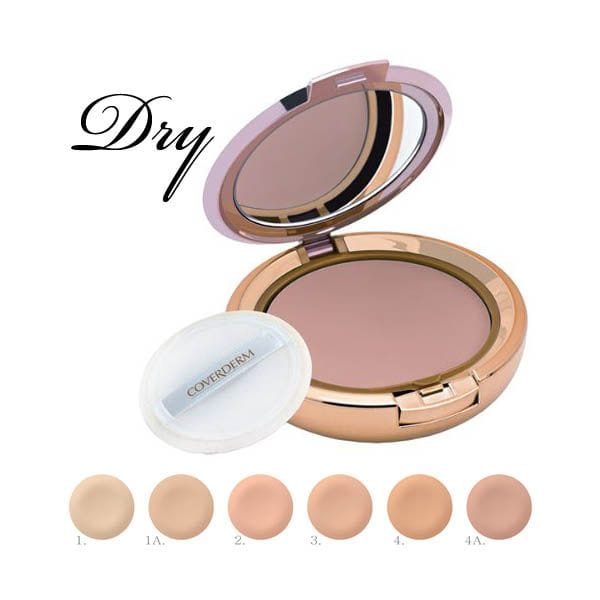 بودرة كوفرديرم المضغوطة للبشرة الجافة والحساسة | makeup | skin-care | coverderm