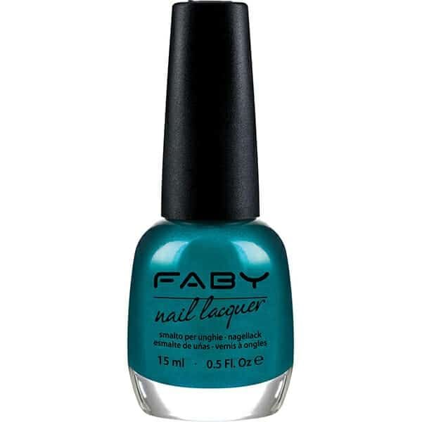 FABY NAIL POLISH IN THE BACKGROUND