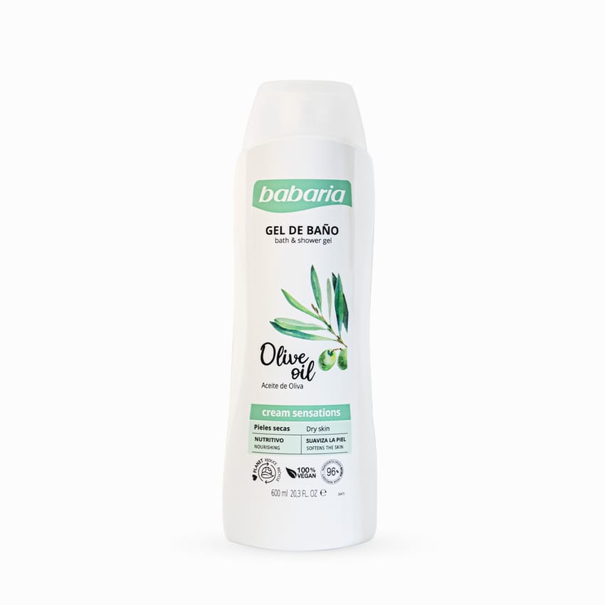 Babaria Olive Bath & Shower Gel 600ml | bath | shower-gel | babaria