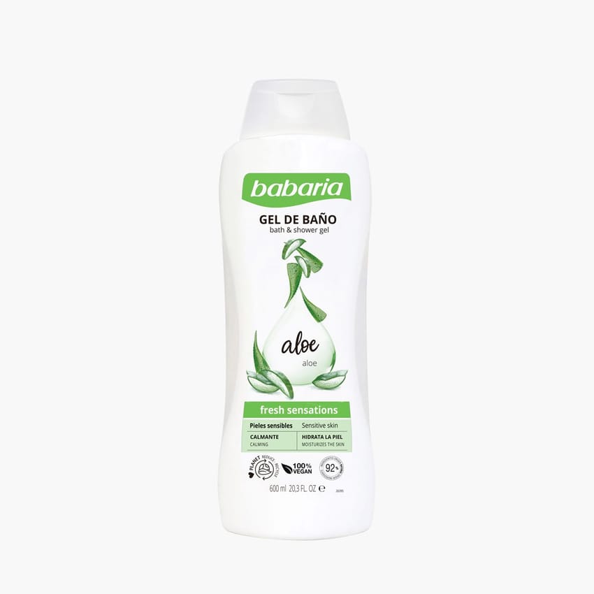 Babaria Aloe Bath & Shower Gel 600ml | bath | shower-gel | babaria