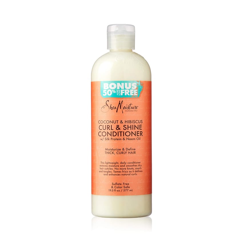 Shea Moisture Coconut & Hibiscus Curl & Shine Conditioner 586ml