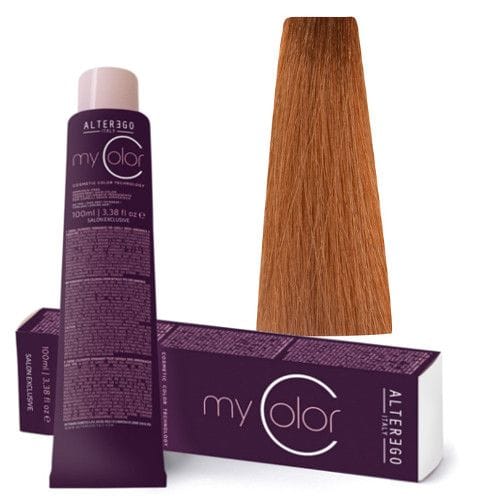 100ml ماي كولور 8/34 صبغة شعر خالي من امونيا علاجية مع اكسجي | hair-color | my-color