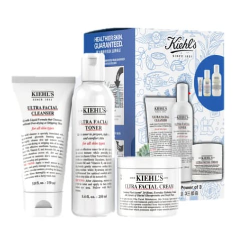 Kiehl's Ultra Facial Power of 3 Gift Set Kiehls 150ml, 250ml, 125ml product thumbnail 3