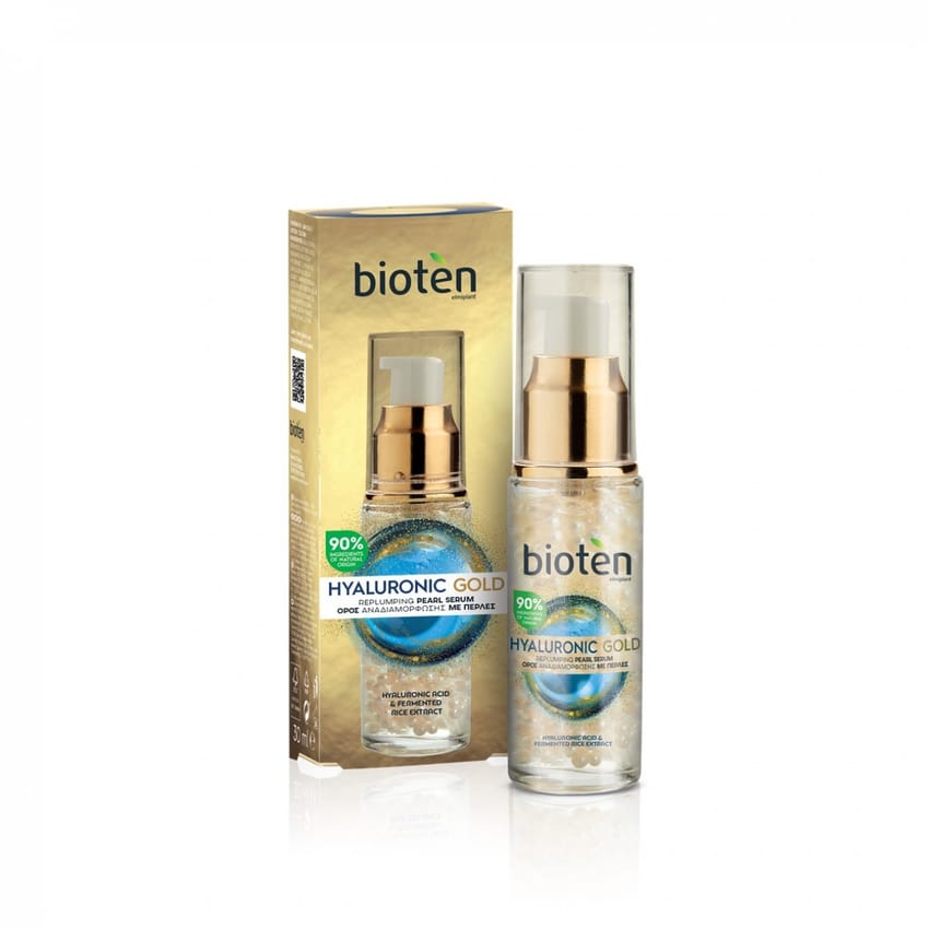 Bioten Hyaluronic Gold Replumping Pearl Serum 30ml | face-cream | skin-serum | face-moisture