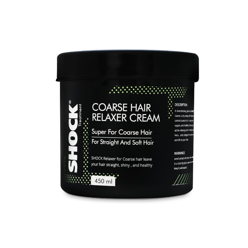 SHOCK COARSE HAIR RELAXER CREAM | hair-styling | keratin-protein | hair-care