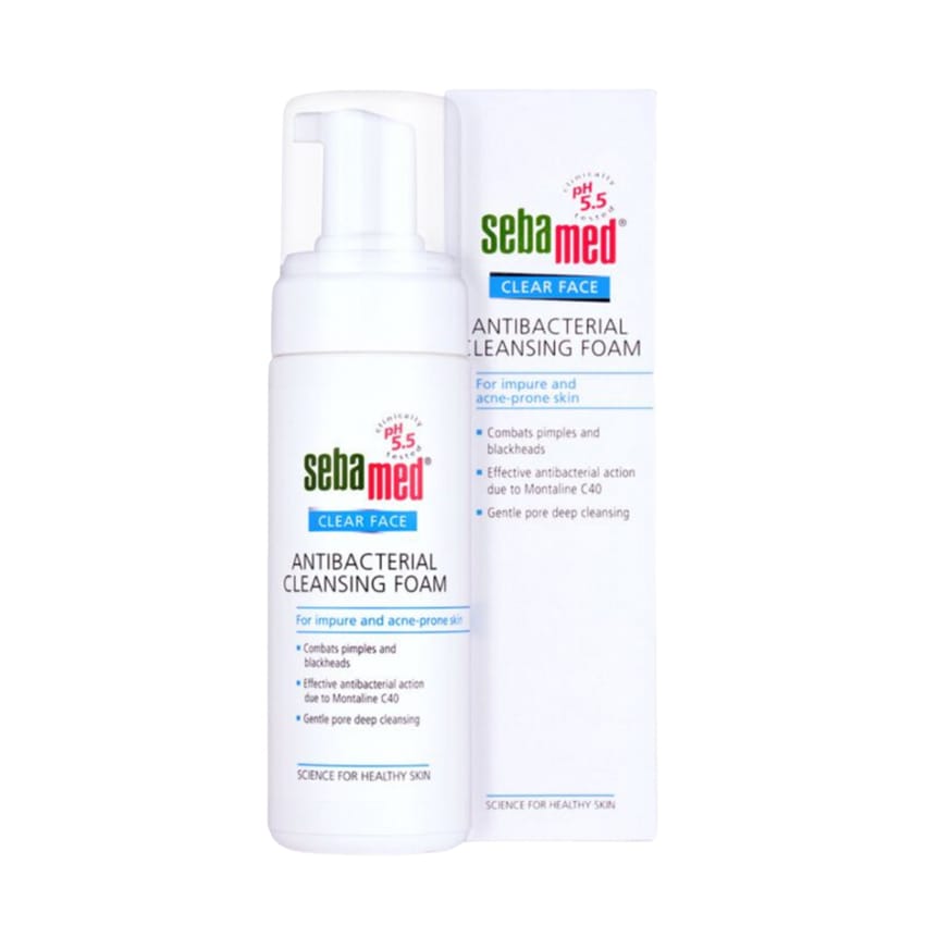 Sebamed Antibacterial Cleansing Foam 150ml | skin-treatment | face-wash | face-cream | sebamed