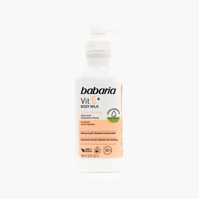 حليب الجسم بفيتامين هـ من باباريا 500 مل | body-cream | body-care | babaria