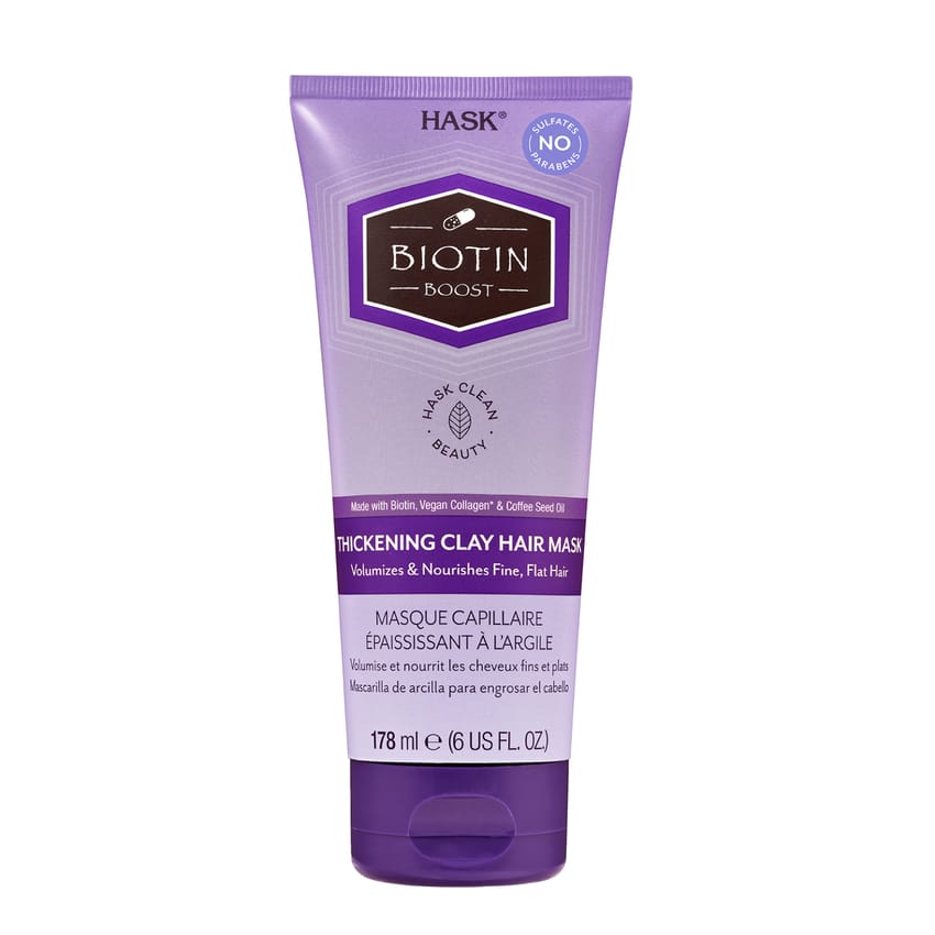 Hask Biotin Boost Thickening Clay Hair Mask 178ml | hair-styling | hask | hair-care | d5%