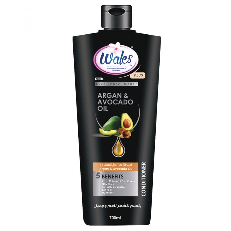شامبو ويلز بلس بزيت الأرغان والأفوكادو ، 700 مل | shampoo-and-conditioner | argan