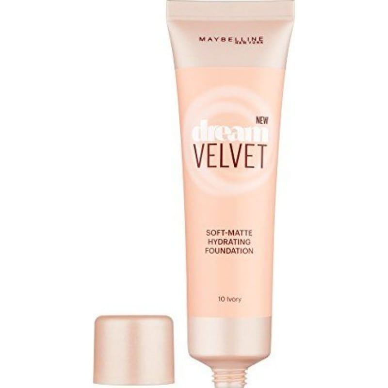 كريم اساس مايبيلين دريم فيلفيت ايفوري اختر من القائمة | makeup | maybelline | foundation