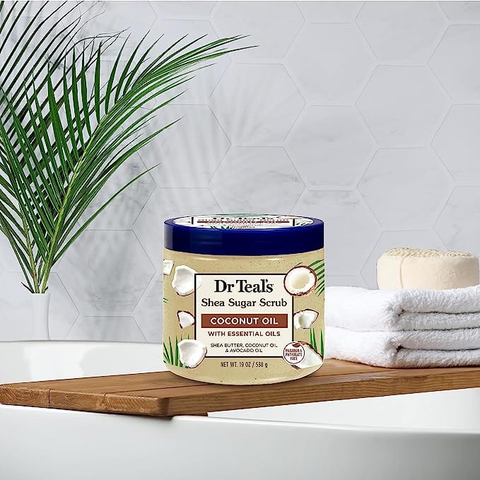 Dr Teal's Shea Sugar Body Scrub, Coconut Oil with Essential Oils product thumbnail 2