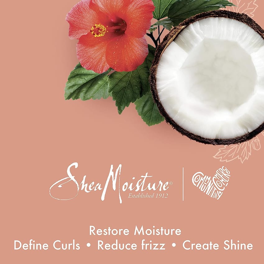 Shea Moisture Curl Enhancing Smoothie for Thick, Curly Hair Coconut and Hibiscus Sulfate and Paraben Free 592ml product thumbnail 3