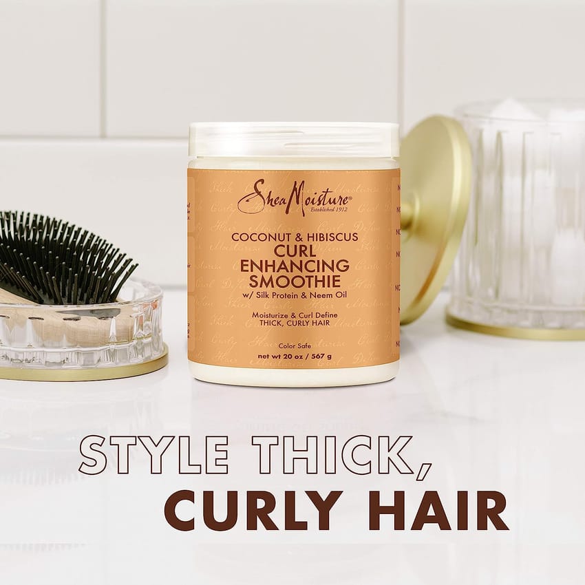 Shea Moisture Curl Enhancing Smoothie for Thick, Curly Hair Coconut and Hibiscus Sulfate and Paraben Free 592ml product thumbnail 5