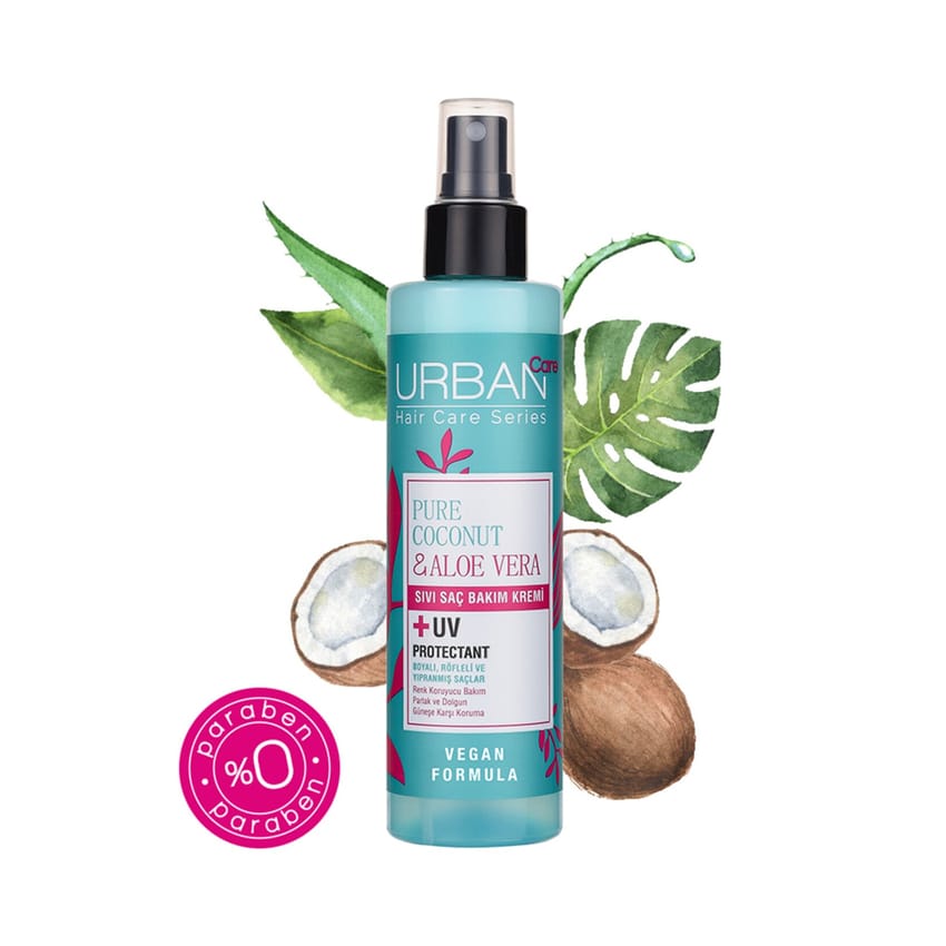 Urban Care Pure Coconut & Aloe Vera Protective & Strengthening Leave In Conditioner 200ml