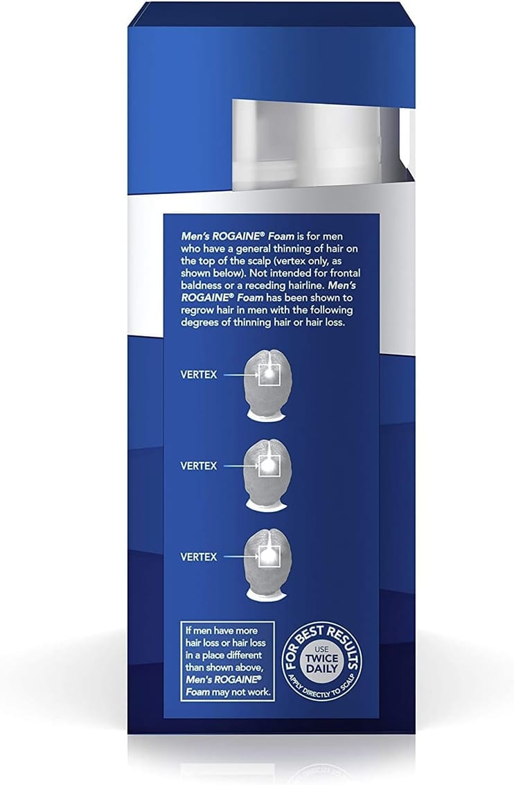 Rogaine Men 5 Minoxidil Topical Foam 3 Month Supply 3 Bottles product thumbnail 4