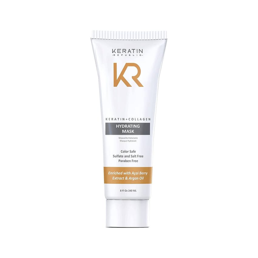 Keratin Republic Hydrating Mask Collagen Protein 240ml | shampoo-and-conditioner | hair-mask | hair-treatment | keratin-protein | keratin-republic