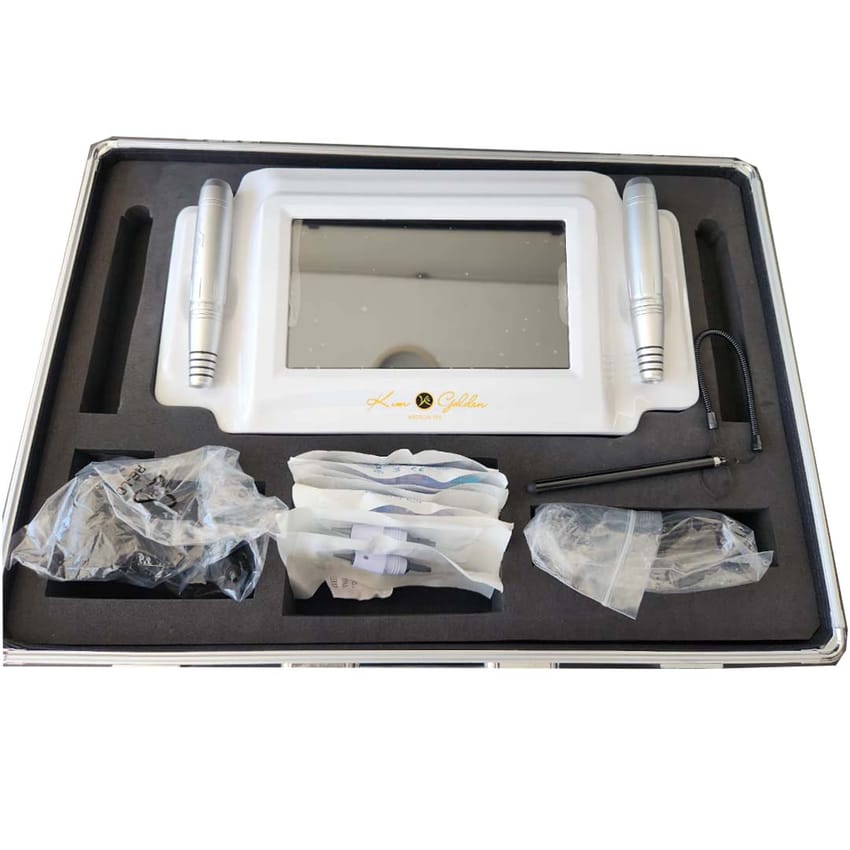 Tattoo Microblading Device with Digital Screen and 2 Tattoo Pens Professional Salon 7 Inch Touch Screen Permanent Makeup Tattoo Machine Eyebrow Lip Rotary Pen Artmex V8 MTS&PMU System 2pcs El product thumbnail 3