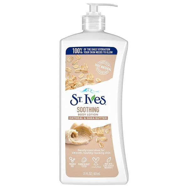 St. Ives Soothing Oatmeal & Shea Butter Body Lotion, 621 ml